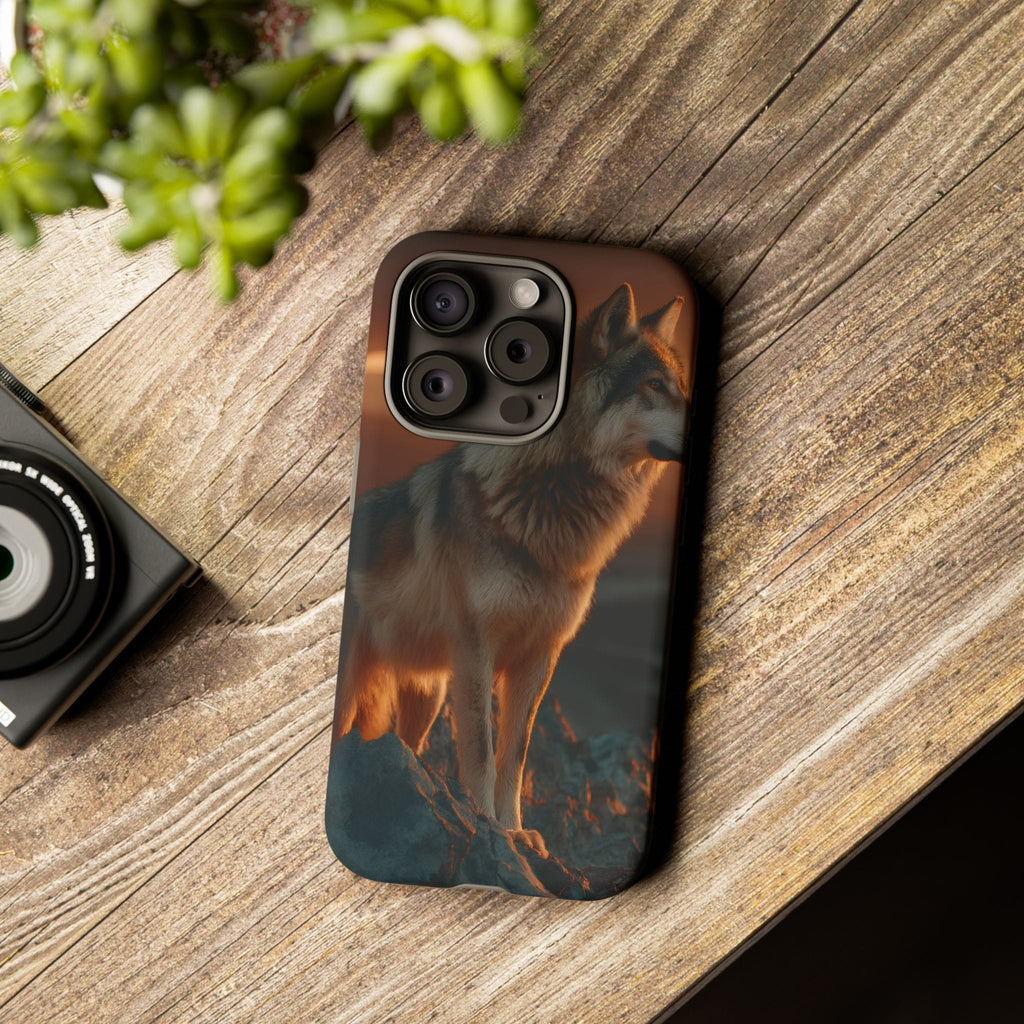 Wolf Sunset Phone Case