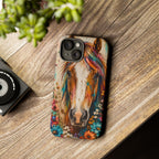 Boho Wildflower Horse Phone Case