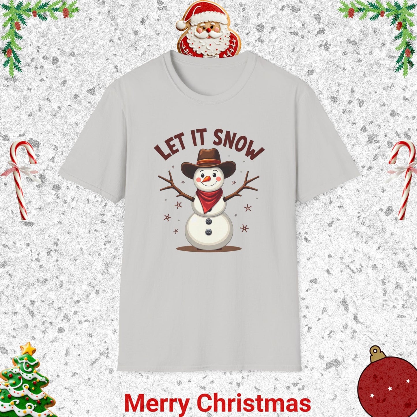 Softstyle Unisex  T-Shirt - Let it Snow