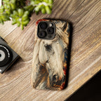 Patriotic White Horse Phone Case