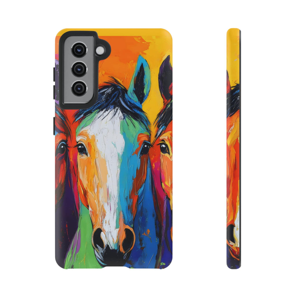 Colorful Horse Head Phone Case