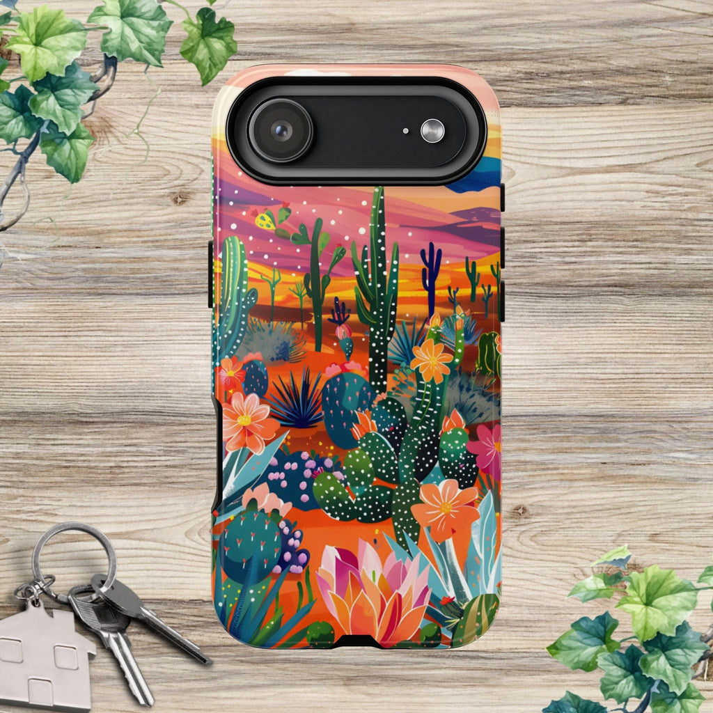 Colorful Cactus Phone Case