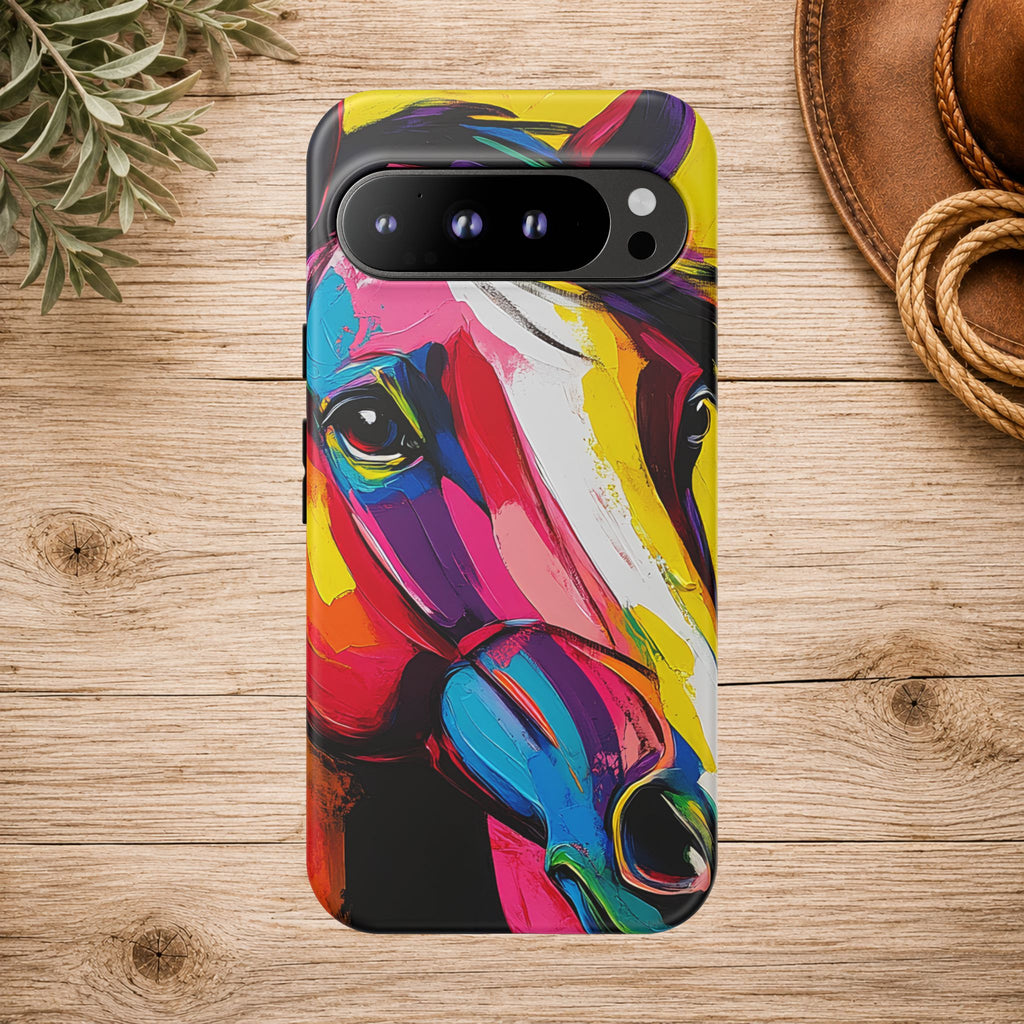 Abstract Colorful Horse Phone Case