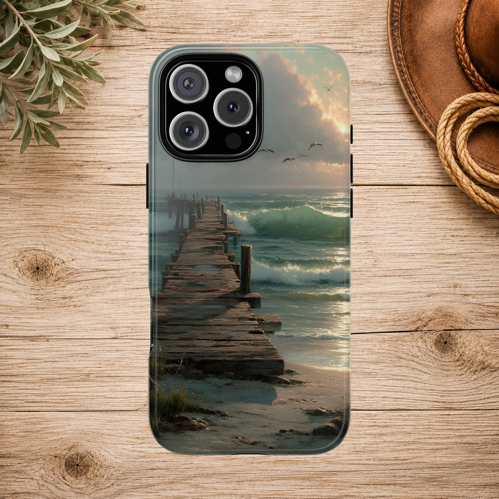 Wooden  Seaside Pier Phone Case