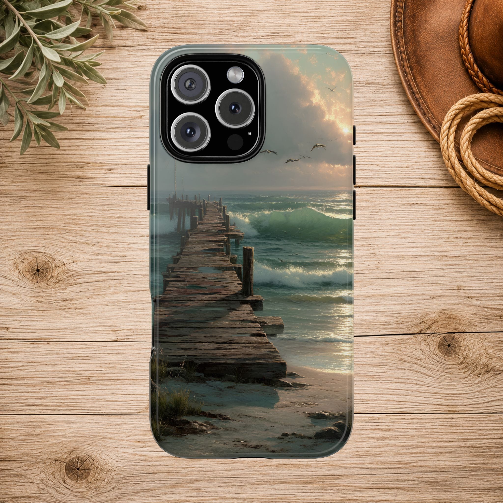 Wooden  Seaside Pier Phone Case