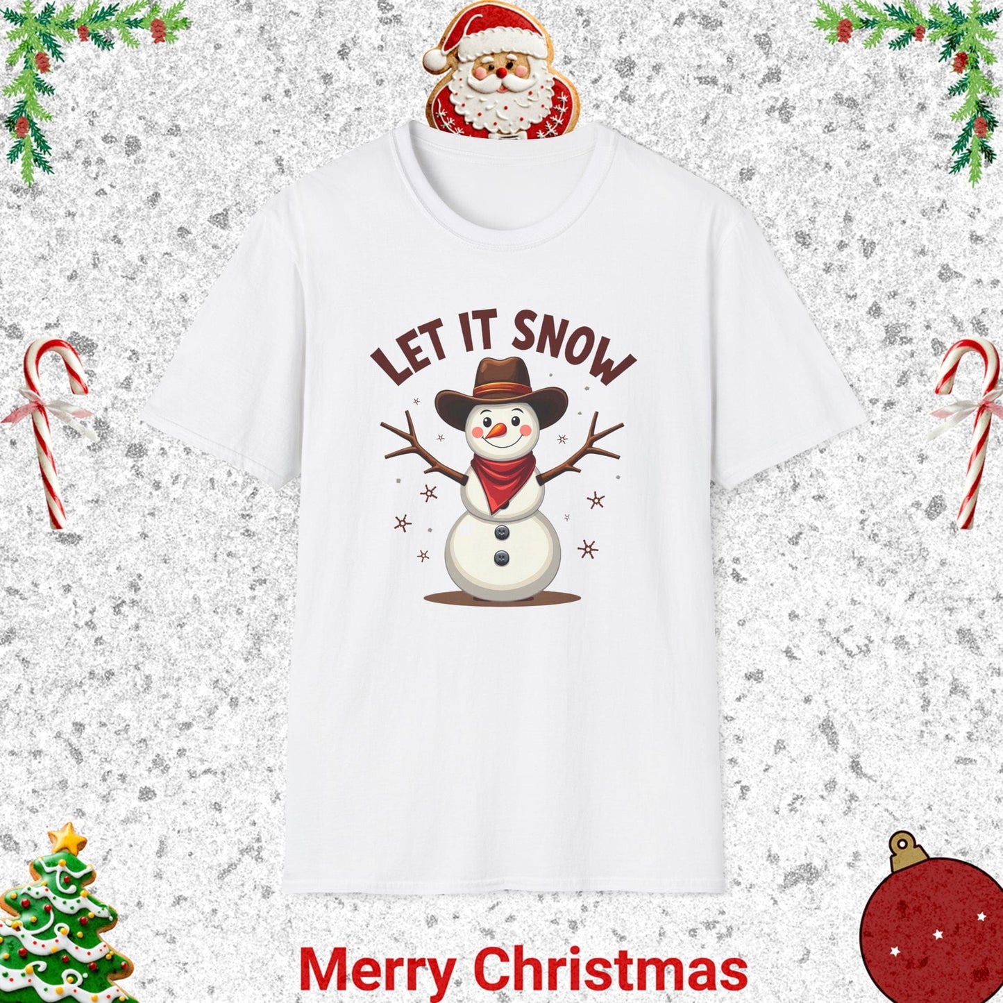 Softstyle Unisex  T-Shirt - Let it Snow