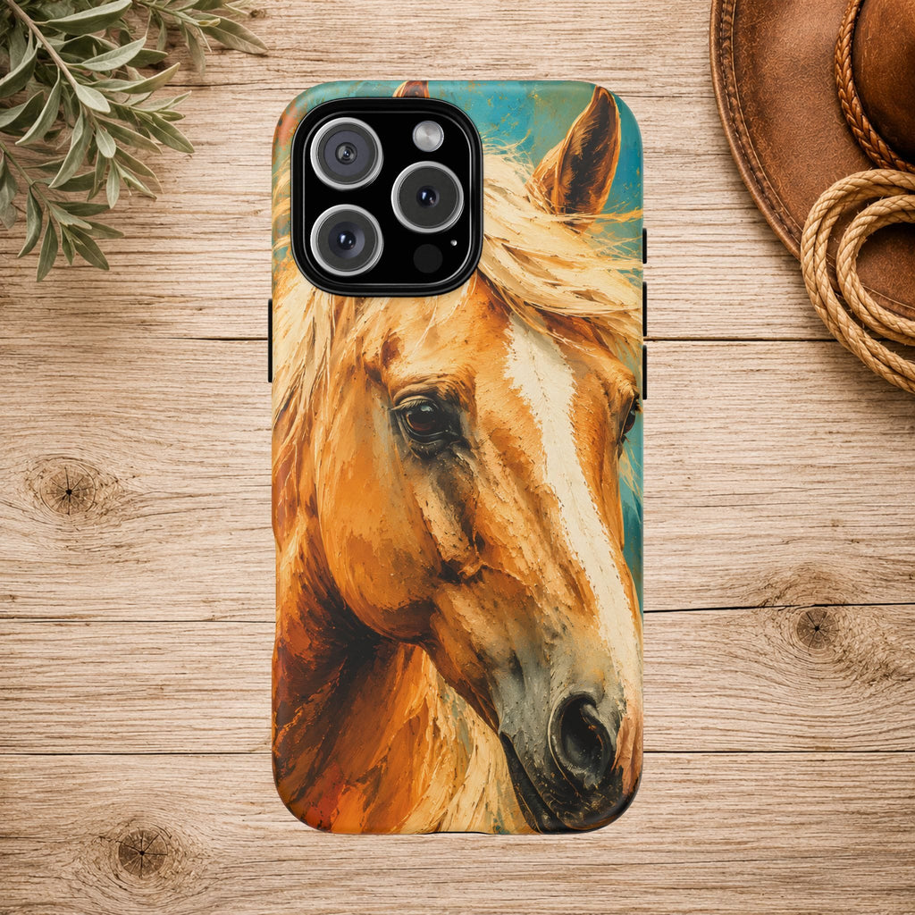Golden Spirit Horse Phone Case