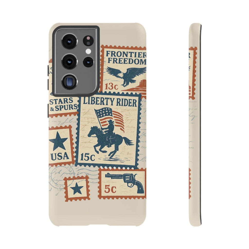 Liberty Rider Vintage Western Patriotic Phone Case