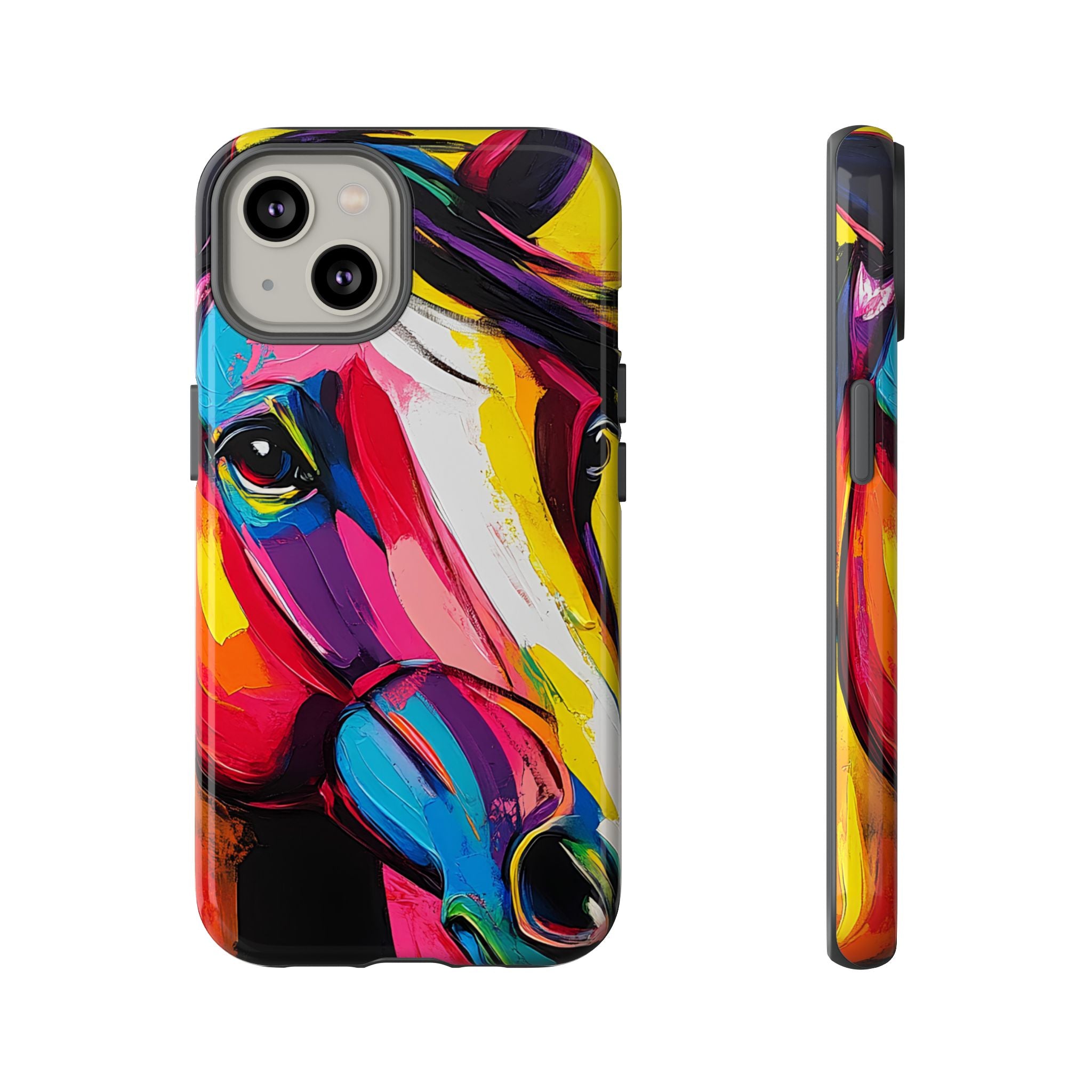 Abstract Colorful Horse Phone Case
