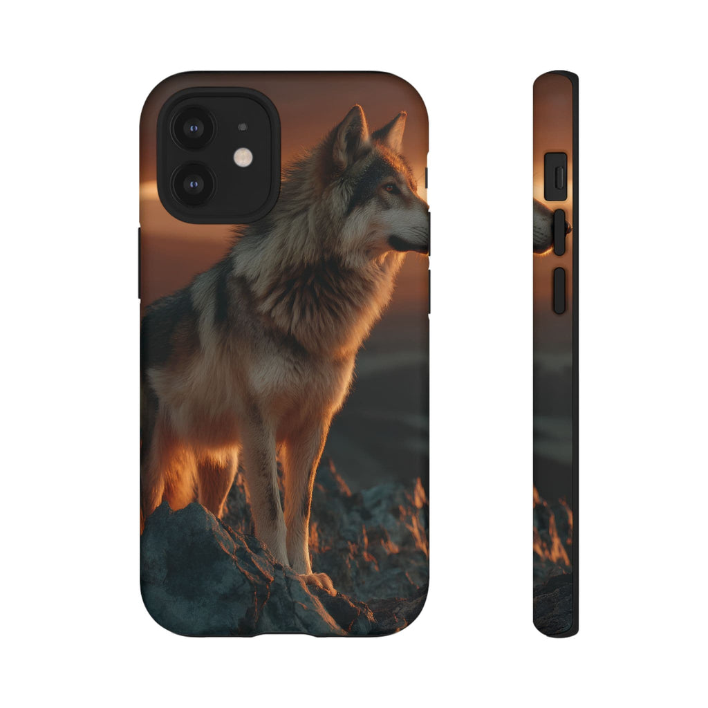 Wolf Sunset Phone Case