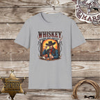 Whiskey Made Me Do It-T-Shirt