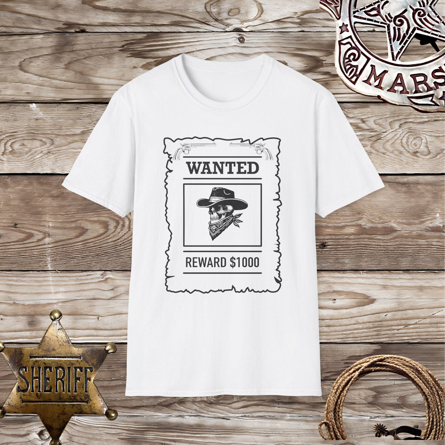 Softstyle Unisex T-Shirt: Wanted