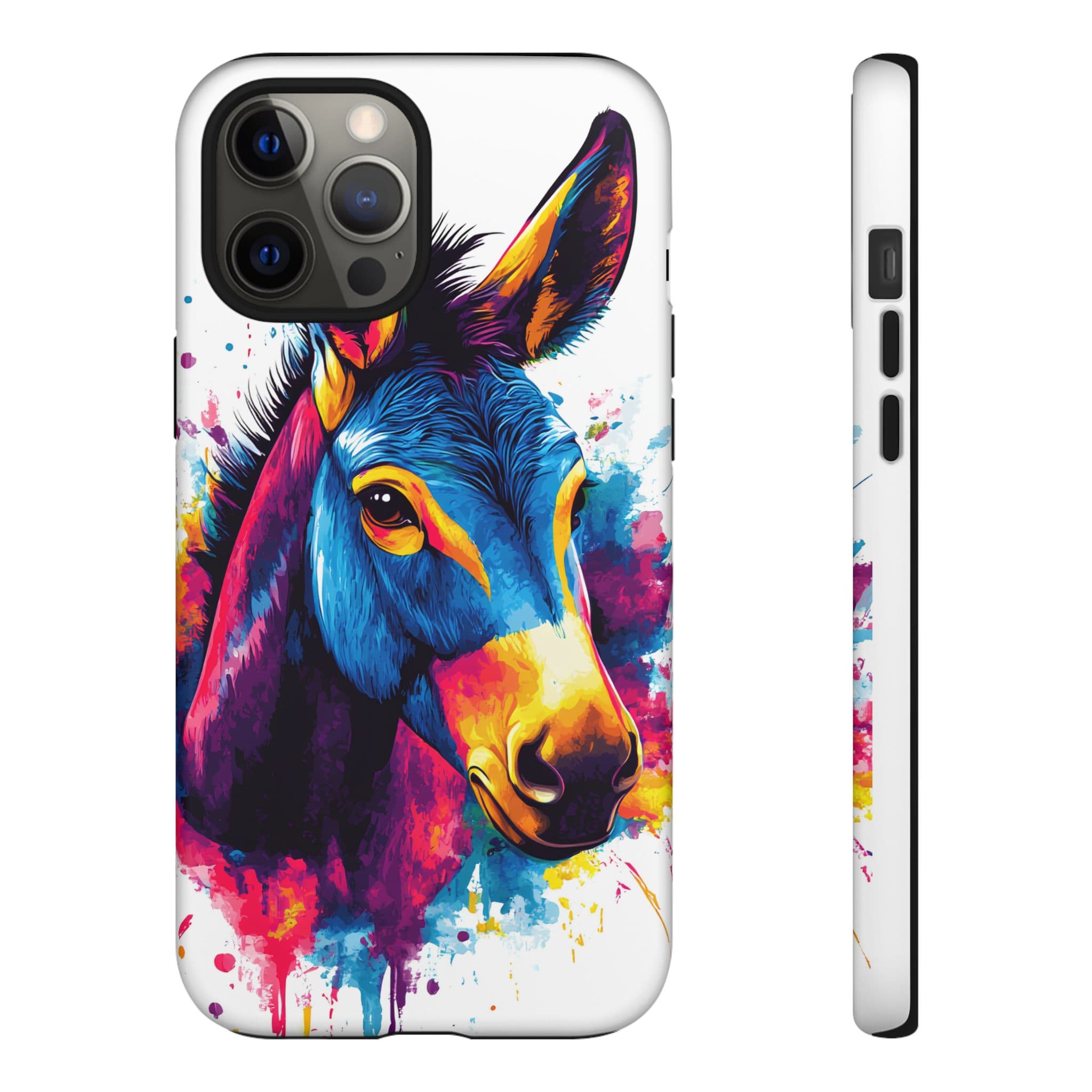 Color Splash Donkey Phone Case