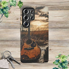 Guitar in a Wet Field -Phone Case