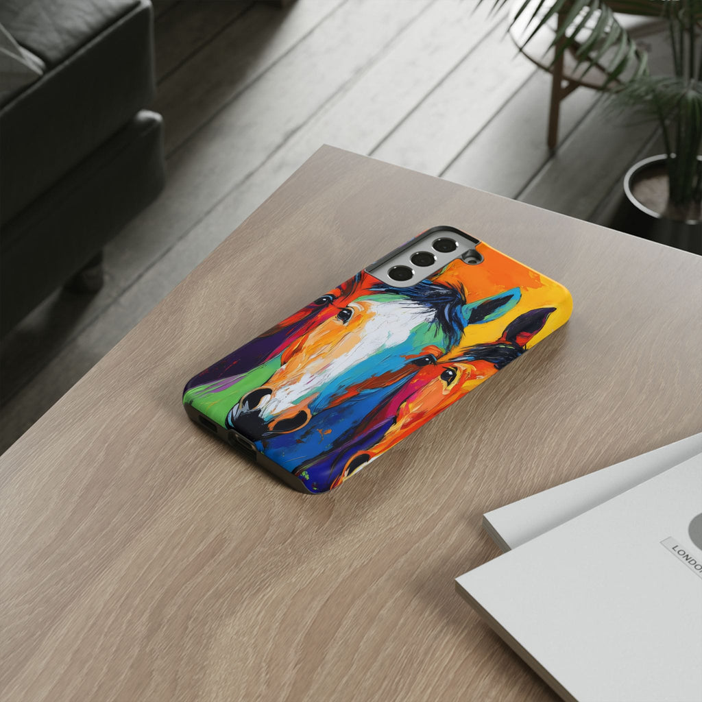 Colorful Horse Head Phone Case