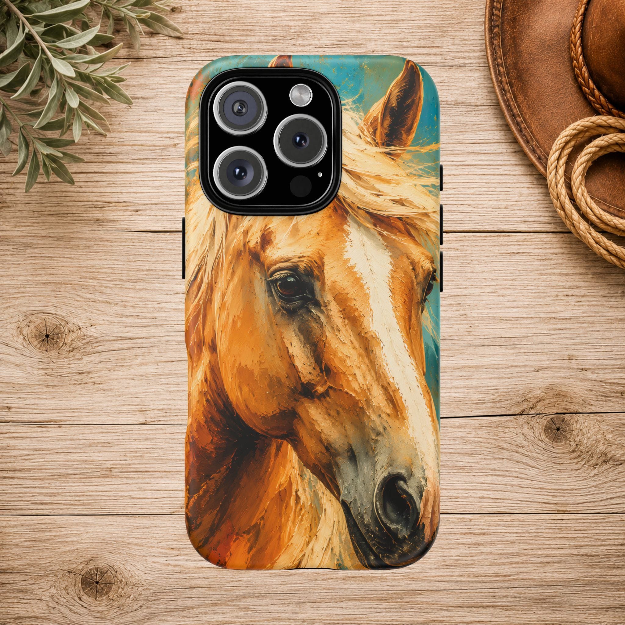 Golden Spirit Horse Phone Case