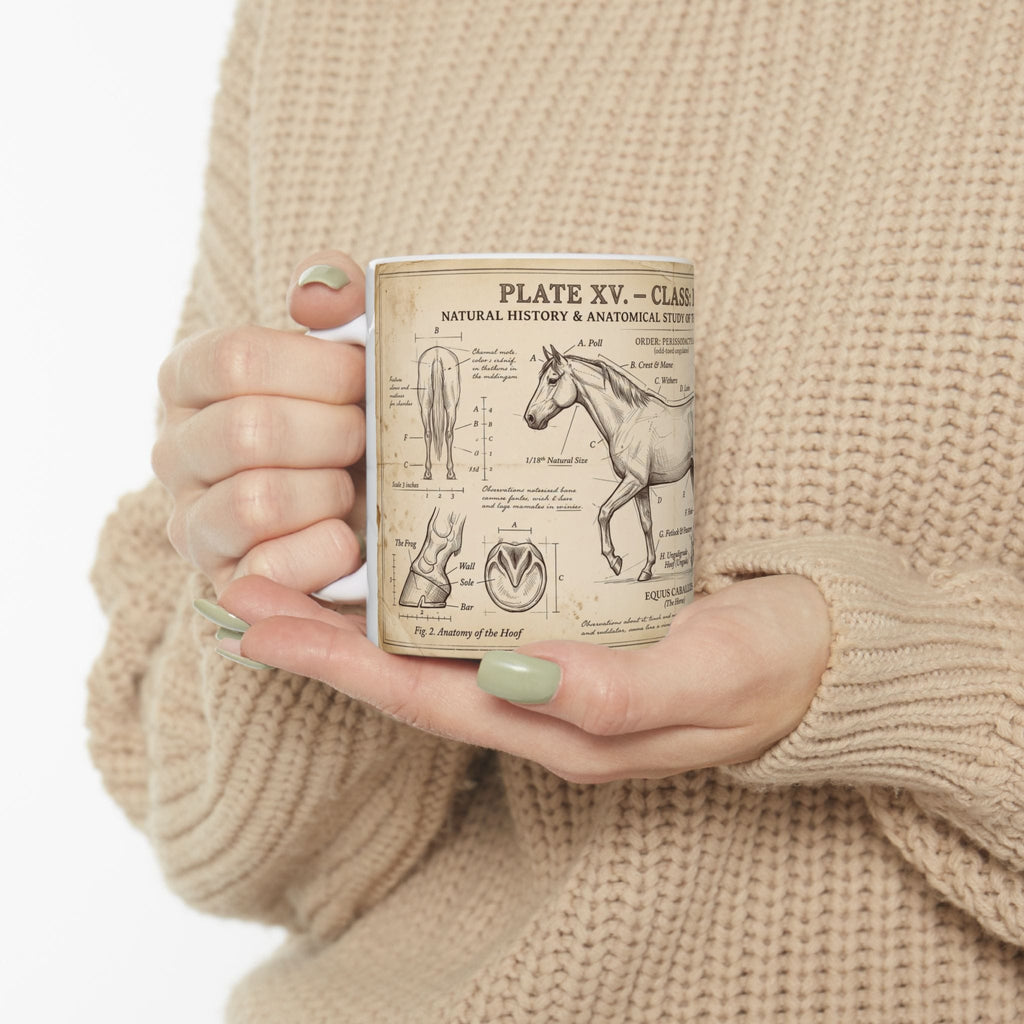 Vintage Horse Anatomy Coffee Mug