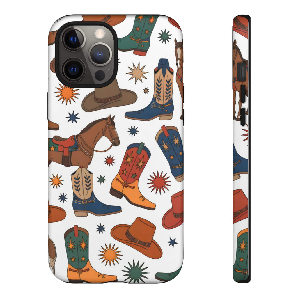 Cowboy Boots, Hats & Horses Phone Case