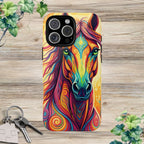 Vibrant Swirl Stallion - Phone Cover