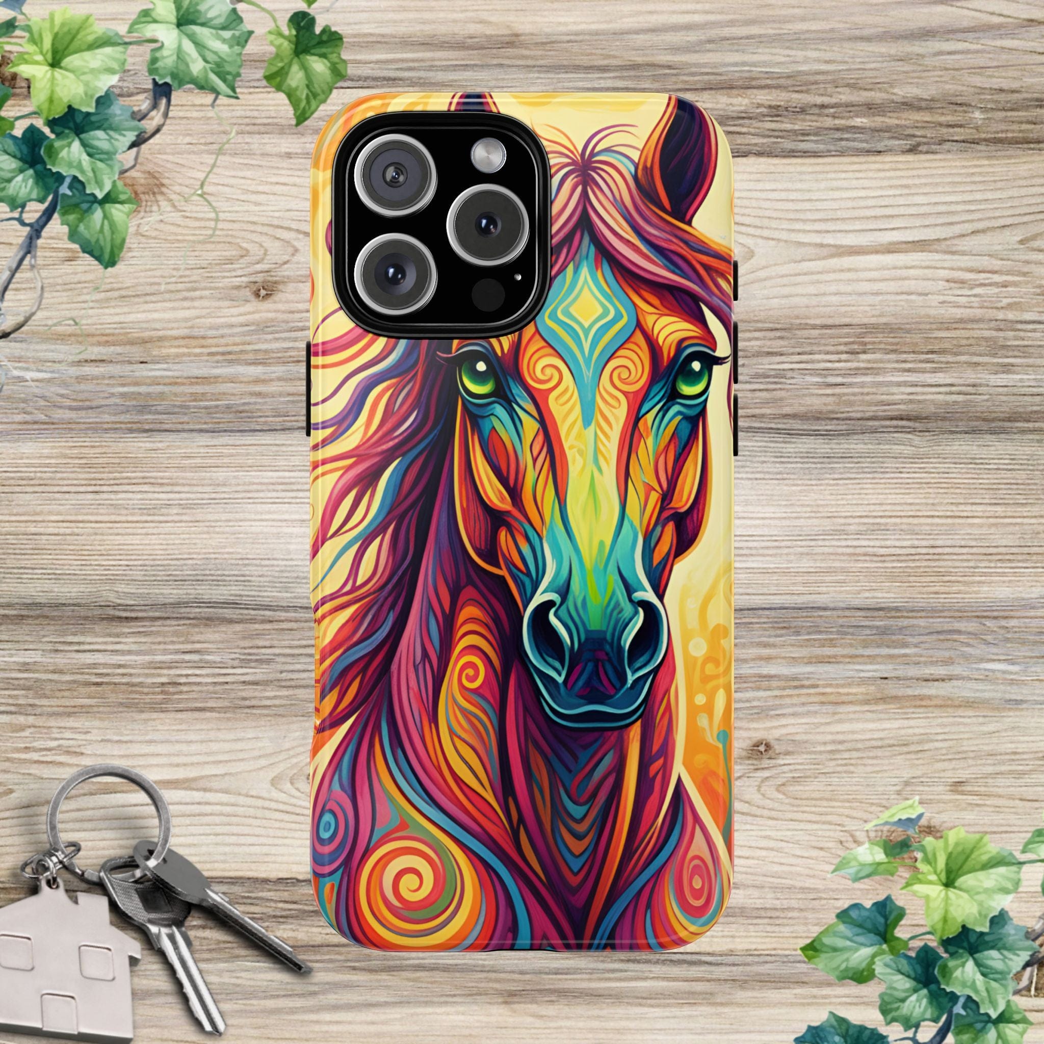 Vibrant Swirl Stallion - Phone Cover