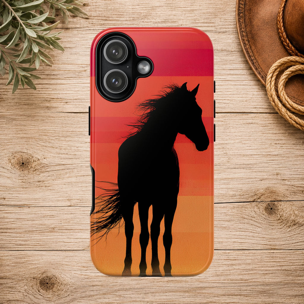 Sunset Spirit Horse Phone Case