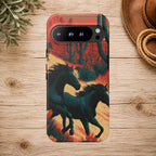 Desert Run Wild Horse Phone Case