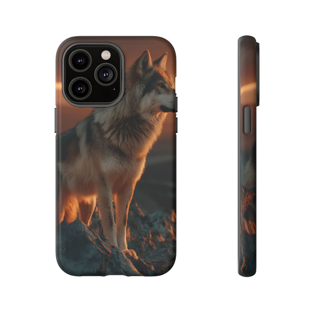 Wolf Sunset Phone Case