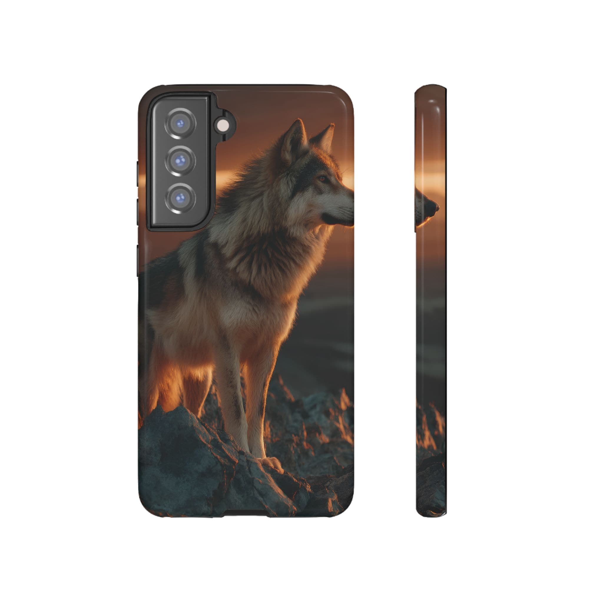 Wolf Sunset Phone Case