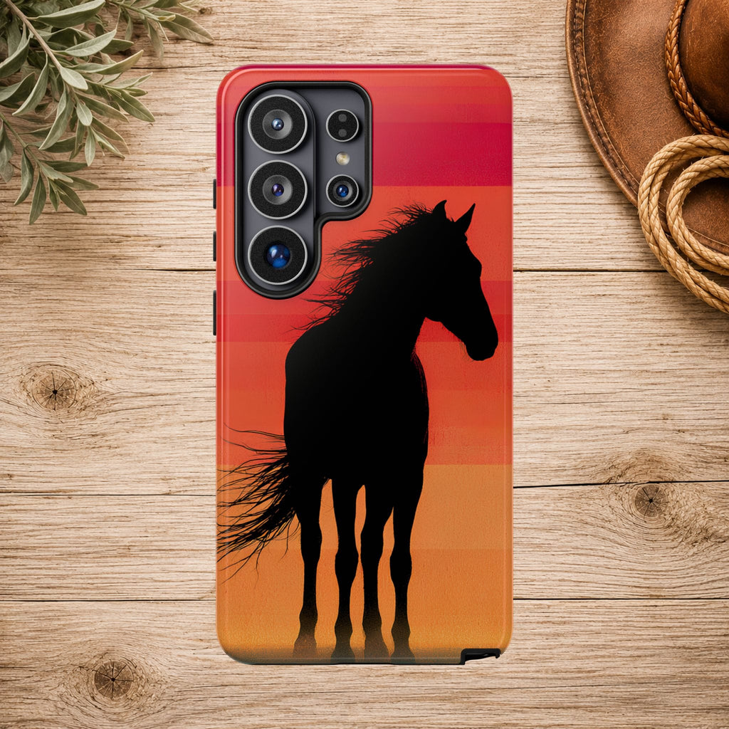 Sunset Spirit Horse Phone Case