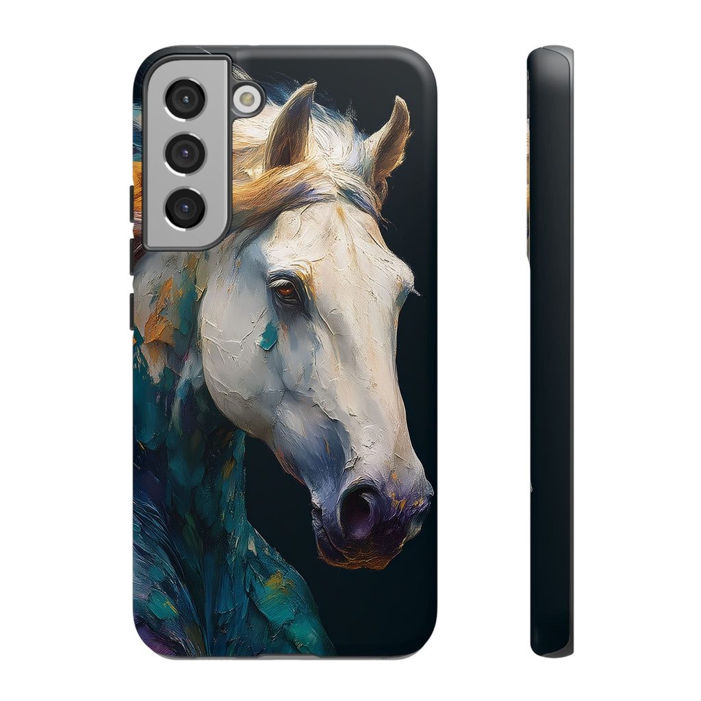 White Horse Art Phone Case