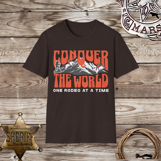 Conquer The World Unisex Softstyle T-Shirt