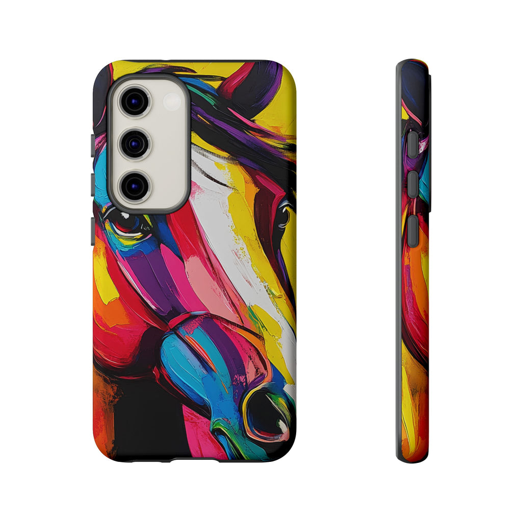 Abstract Colorful Horse Phone Case