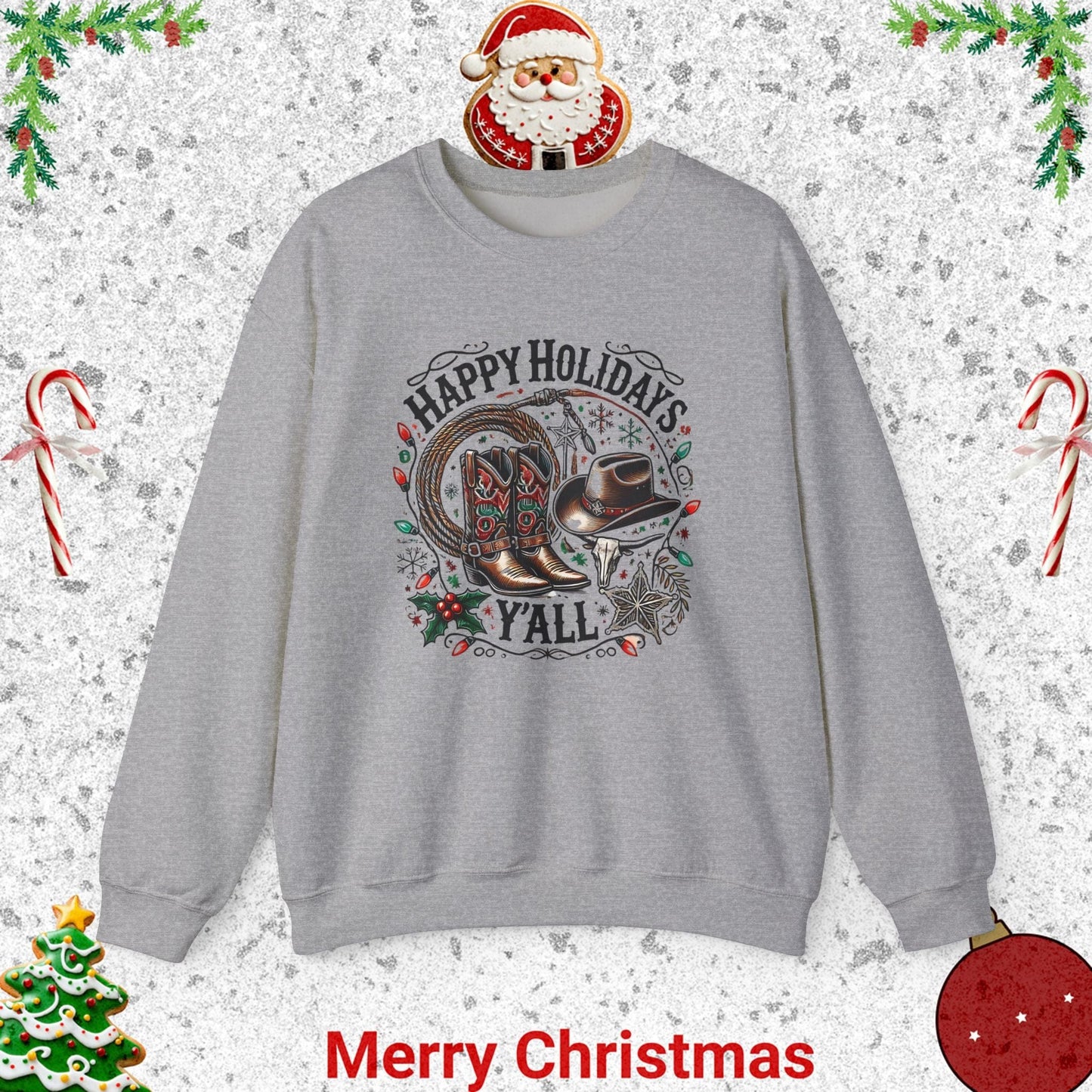 Unisex Heavy Blend™ Crewneck Sweatshirt - Happy Holidays