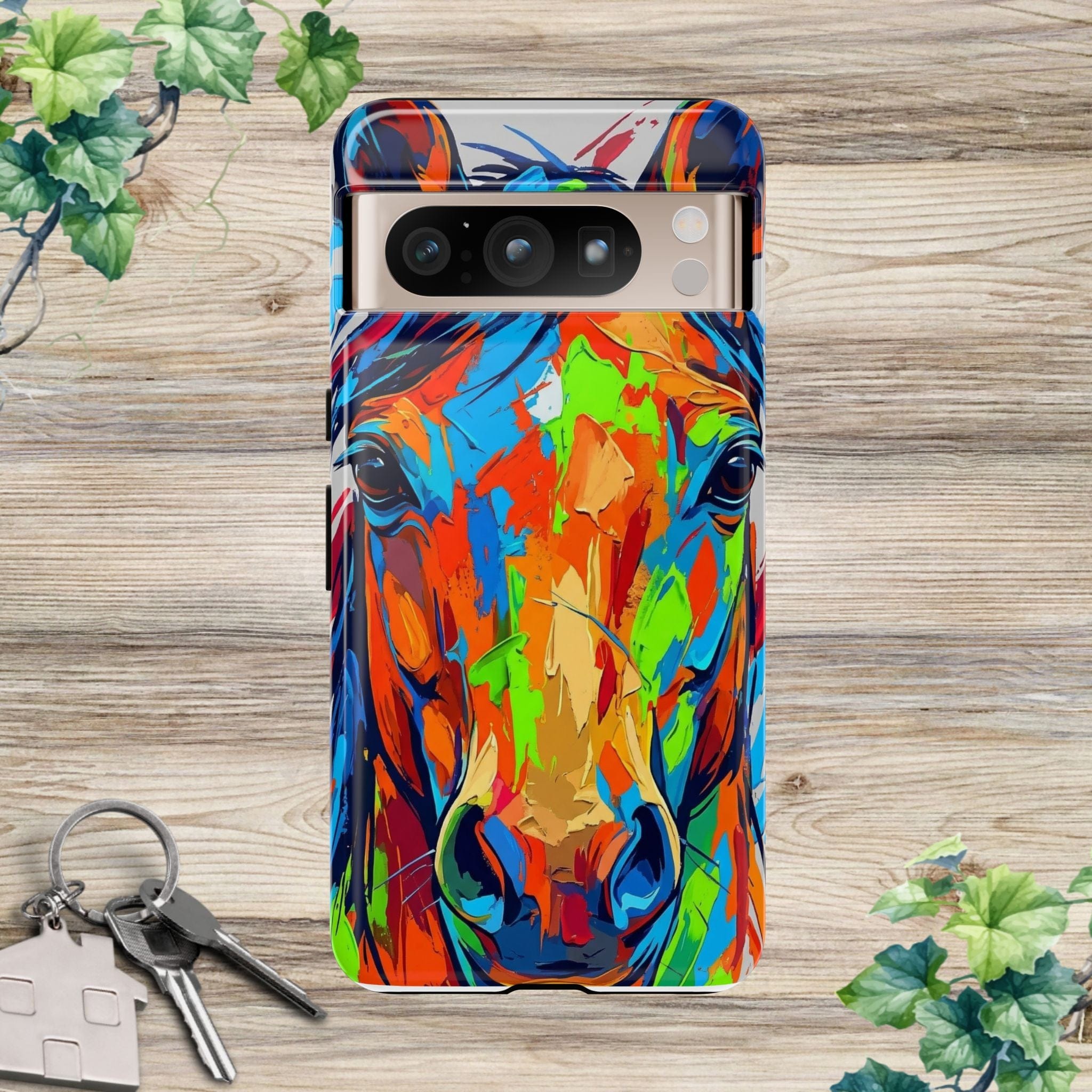 Colorful Abstract Horse Phone Case