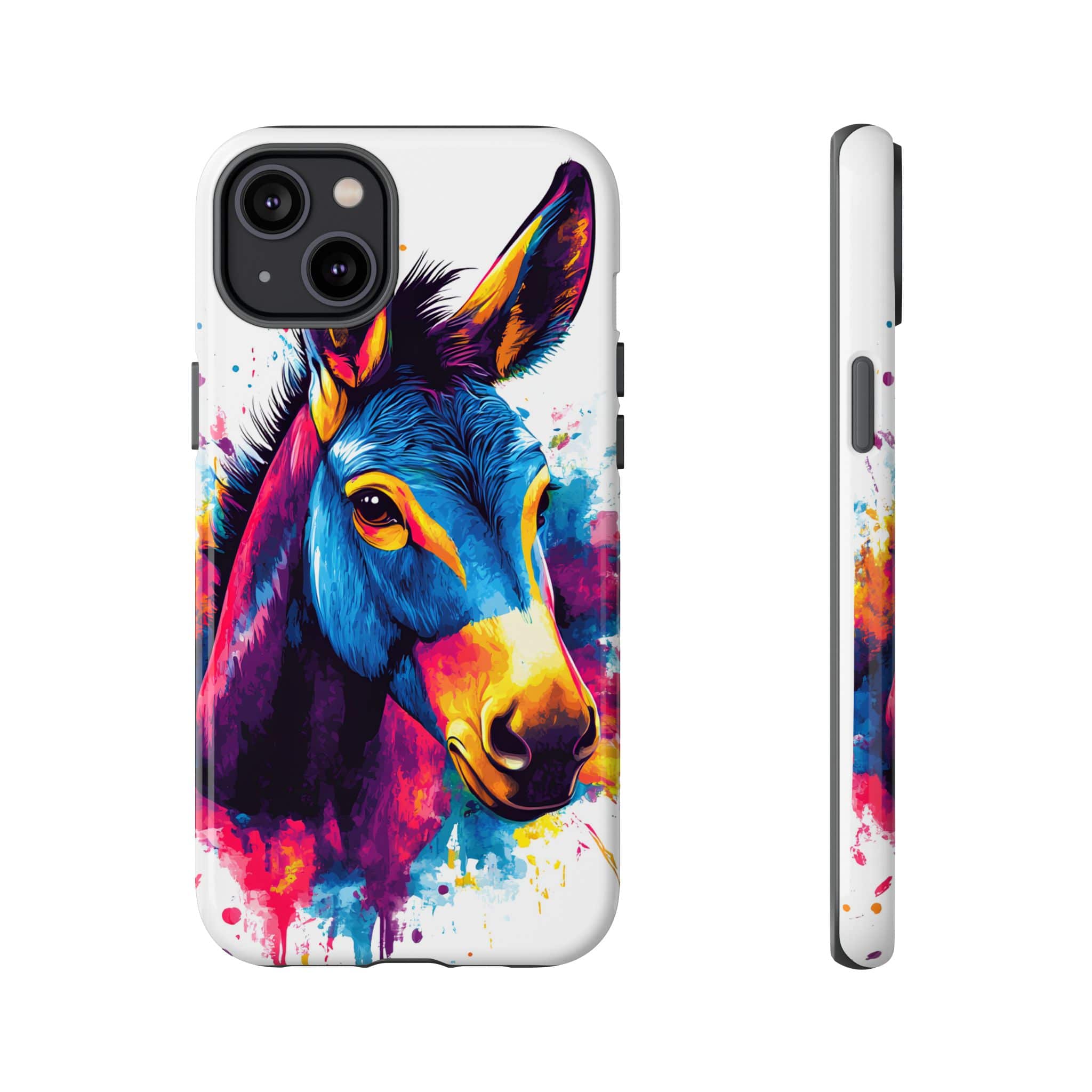 Color Splash Donkey Phone Case