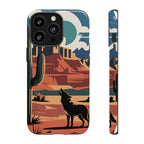 Mountain and Wolf -Phone Case