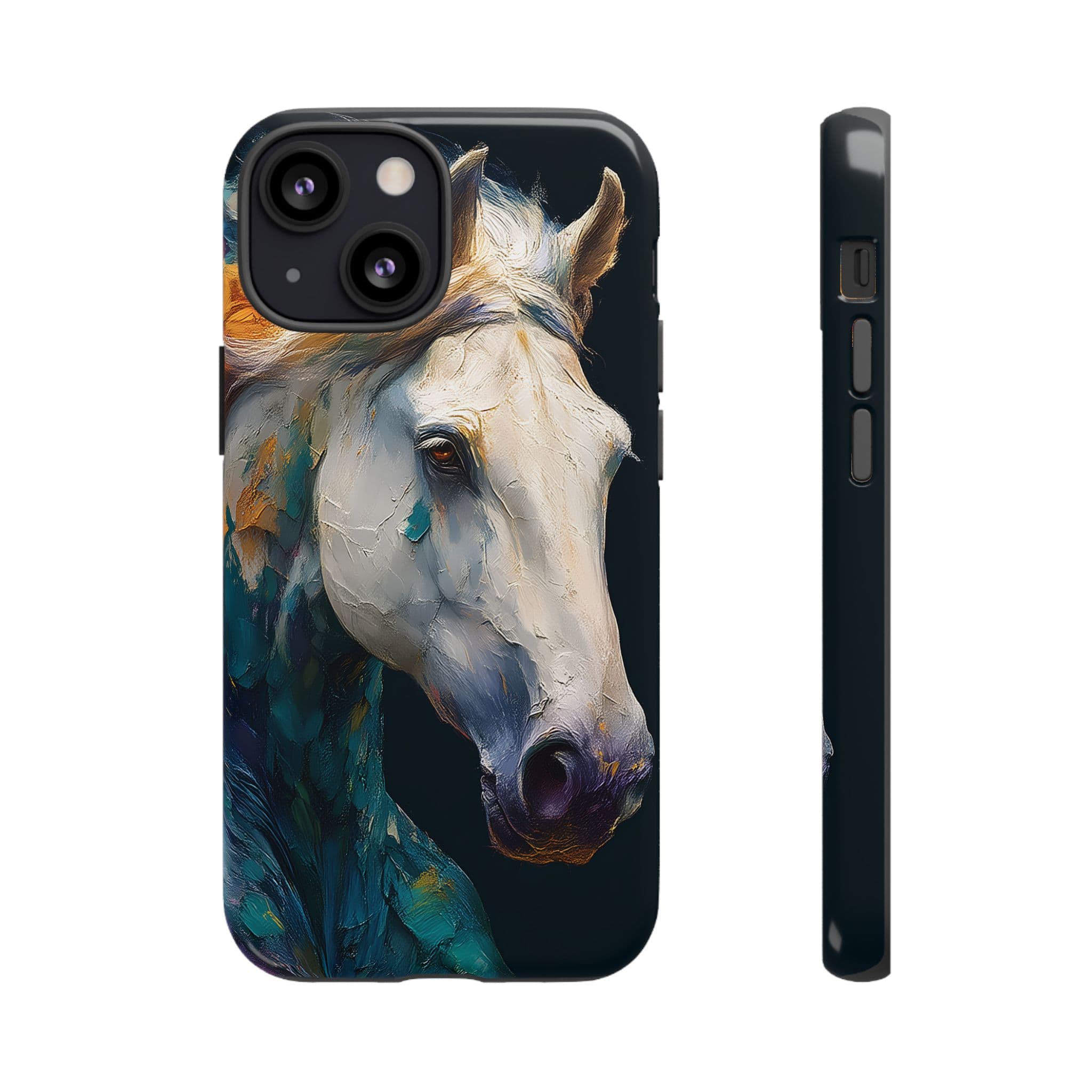 White Horse Art Phone Case