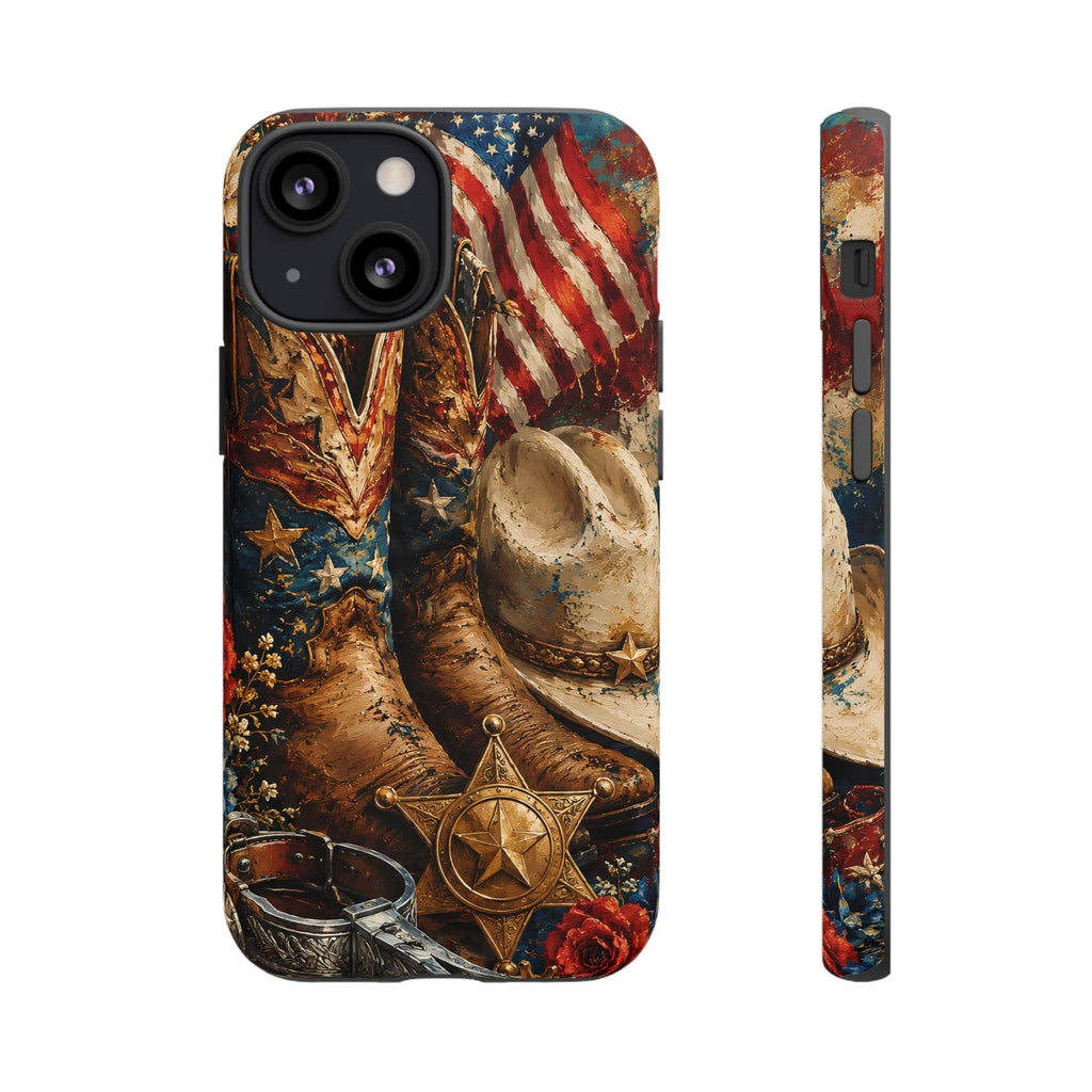 Patriotic Cowgirl Phone Case