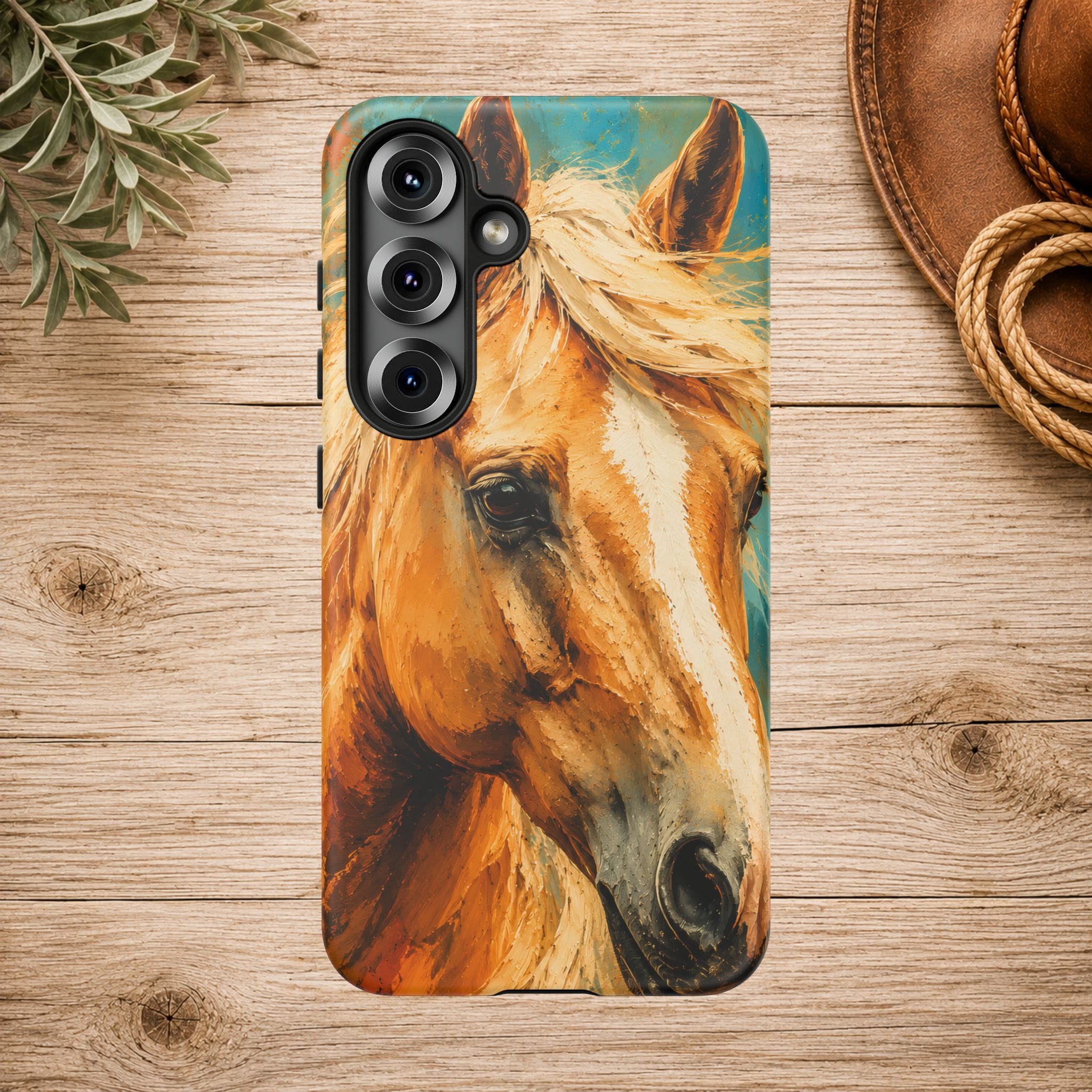 Golden Spirit Horse Phone Case