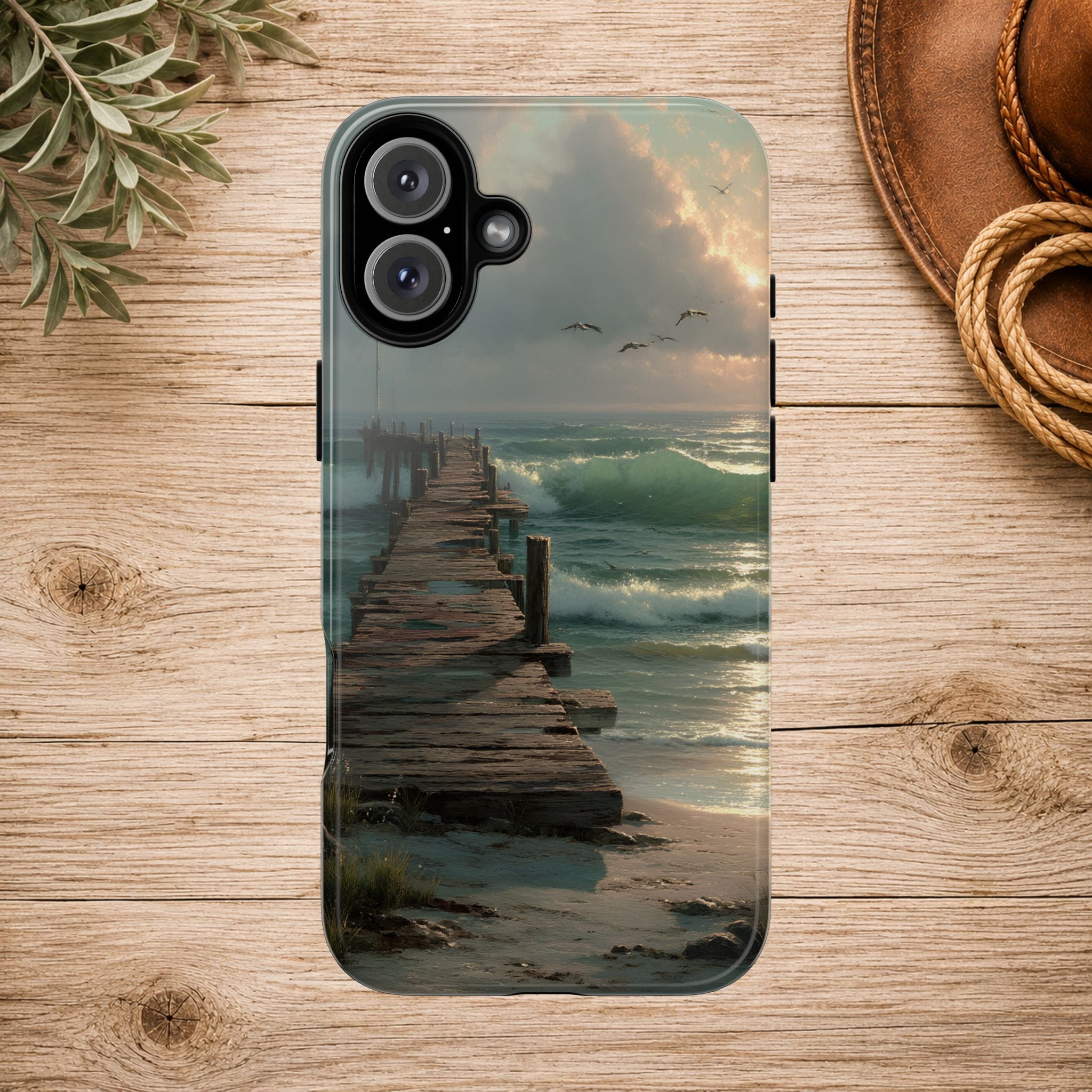 Wooden  Seaside Pier Phone Case