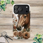 Painted Horse & Roses – Phone Case