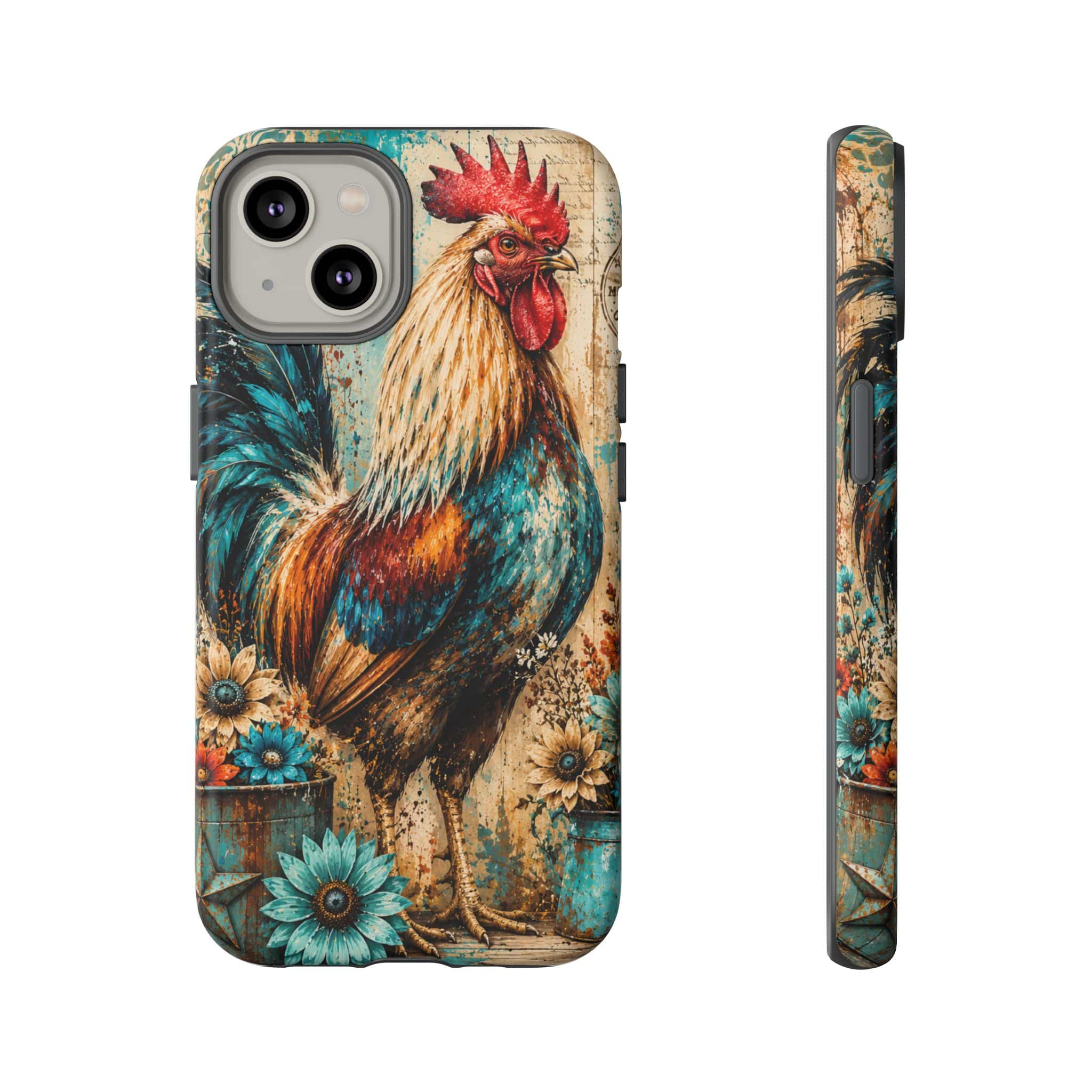 Rustic Farmhouse Rooster Phone Case