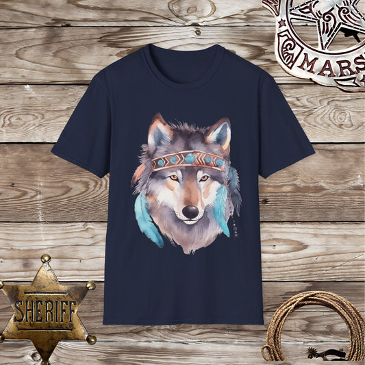 Wolf Headdress T-Shirt –