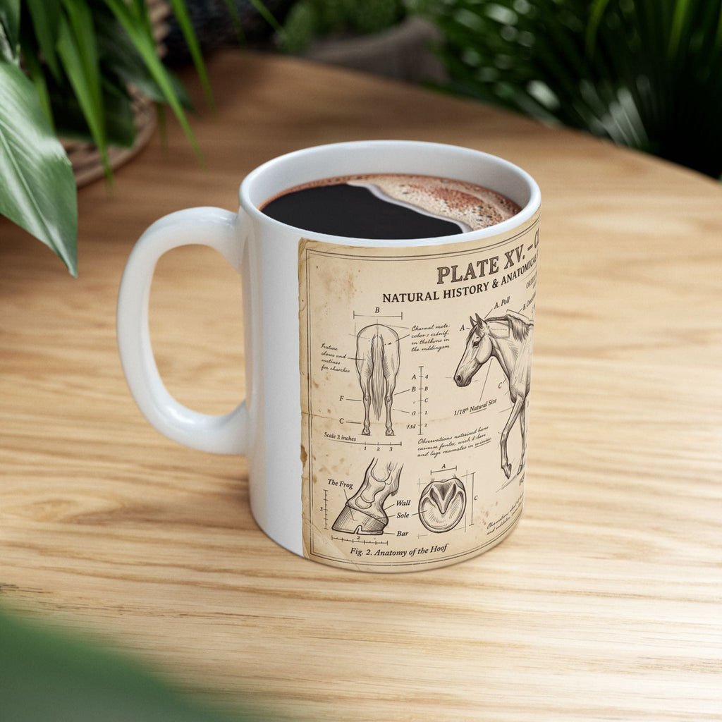Vintage Horse Anatomy Coffee Mug