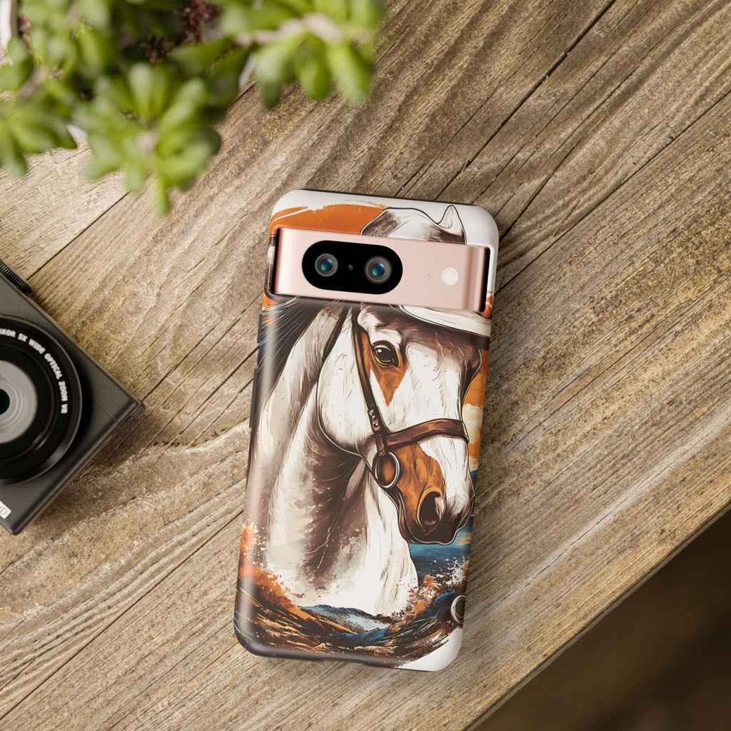 White Hat Horse-Phone Cases