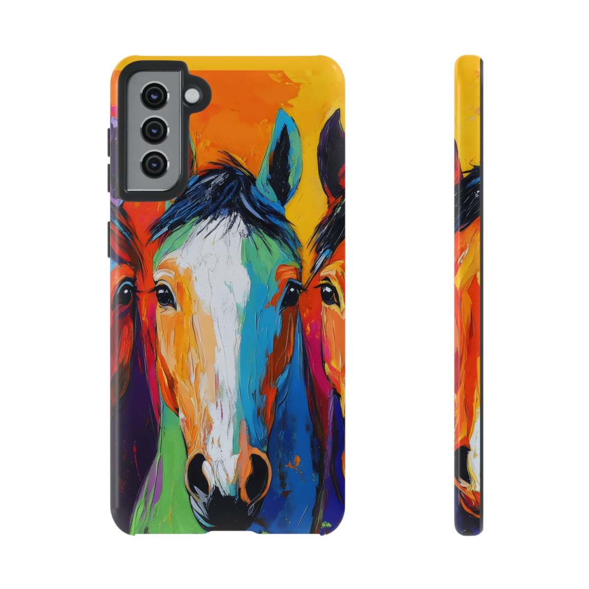 Colorful Horse Head Phone Case