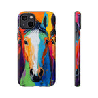 Colorful Horses Head - Phone Case