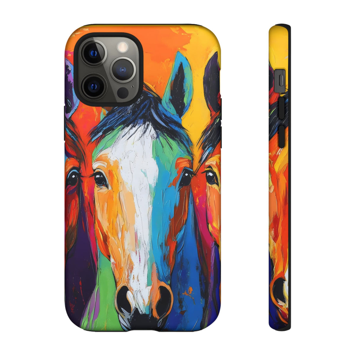 Colorful Horse Head Phone Case