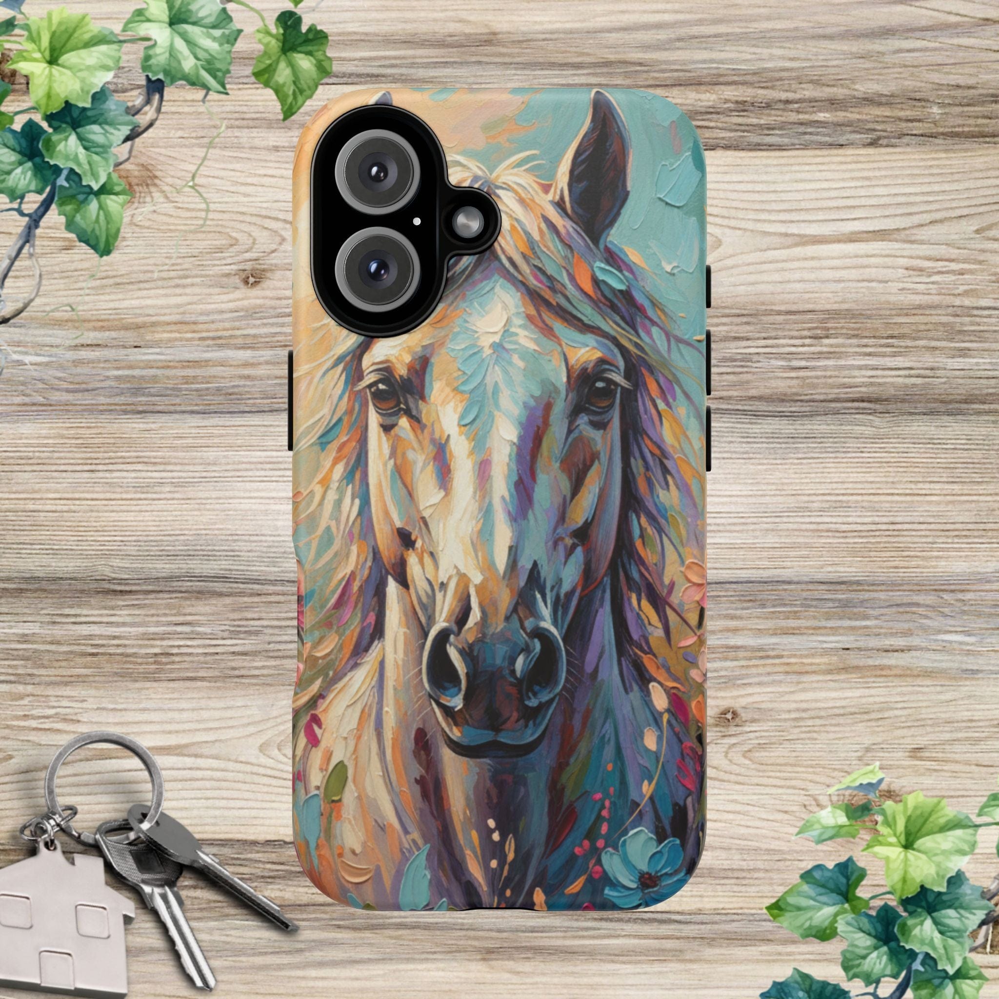 Blooming Spirit Horse Phone Case