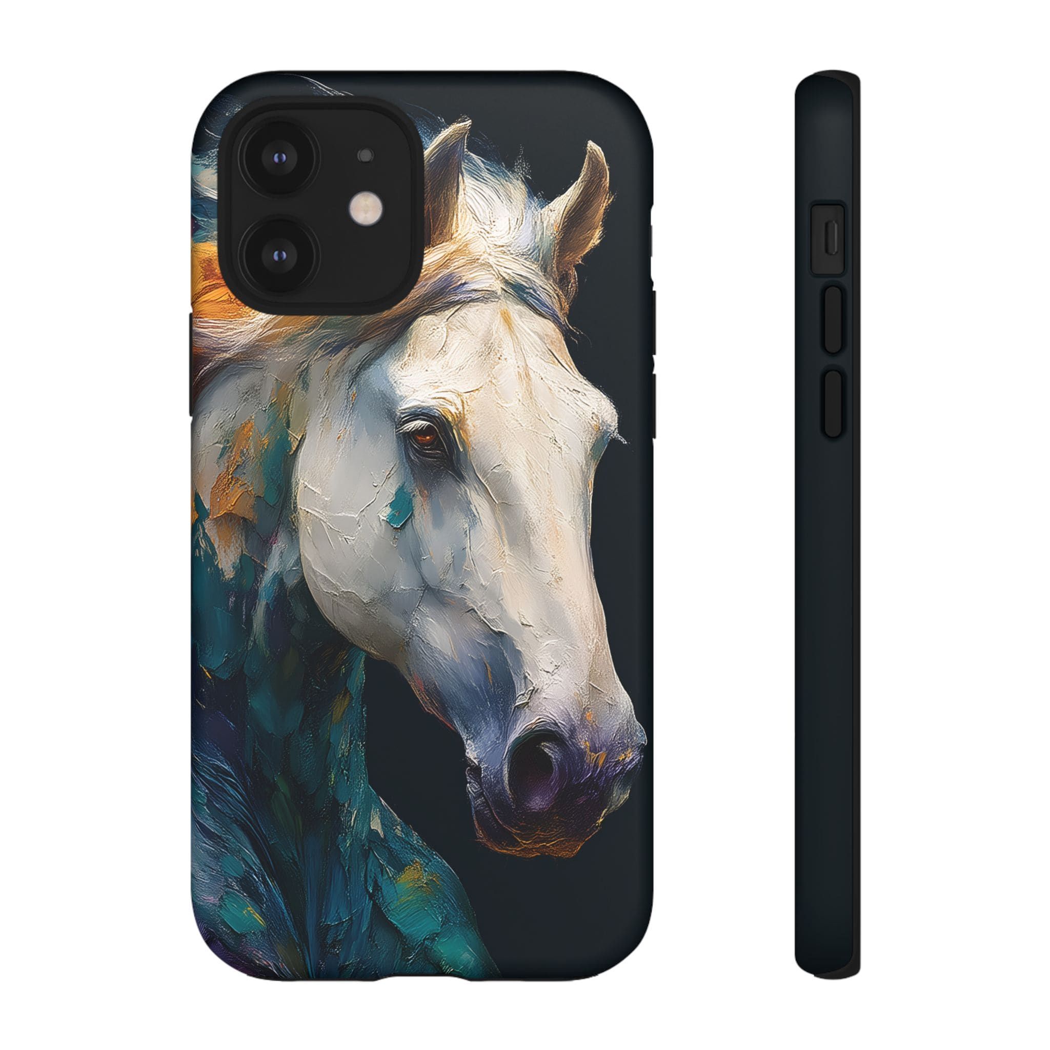 White Horse Art Phone Case